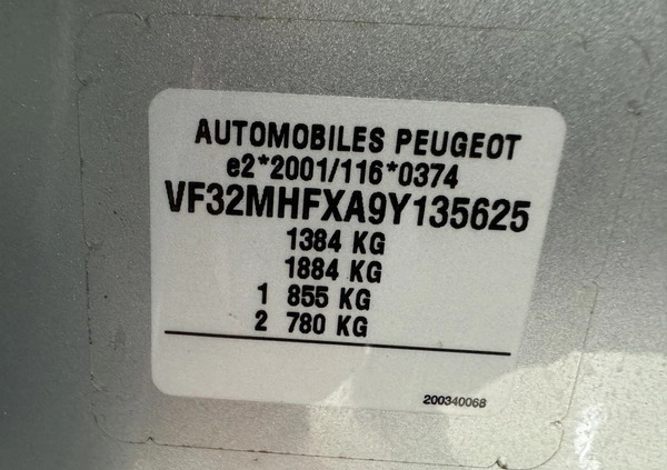 Peugeot 206 plus cena 11900 przebieg: 82500, rok produkcji 2009 z Sieradz małe 79